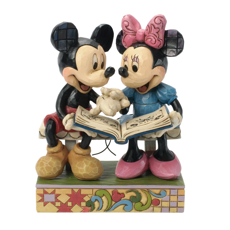 Figurine Mickey et Minnie - 85 ème Anniversaire - Disney Traditions