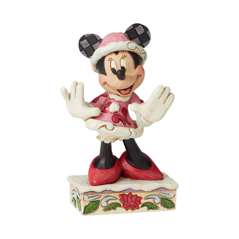 Figurine Minnie Costume Noël - Disney Traditions