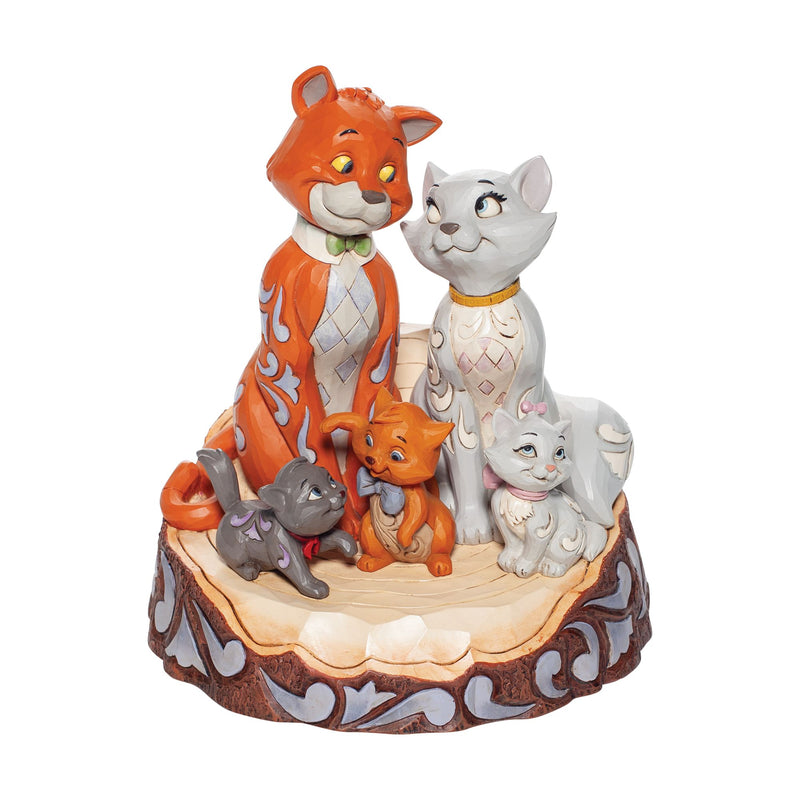 Figurine Les Aristochats Carved by heart - Disney Traditions