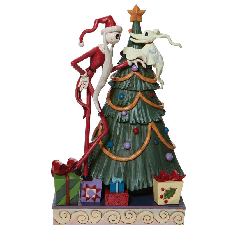 Figurine Jack Skellington et Zero Noël - Disney Traditions