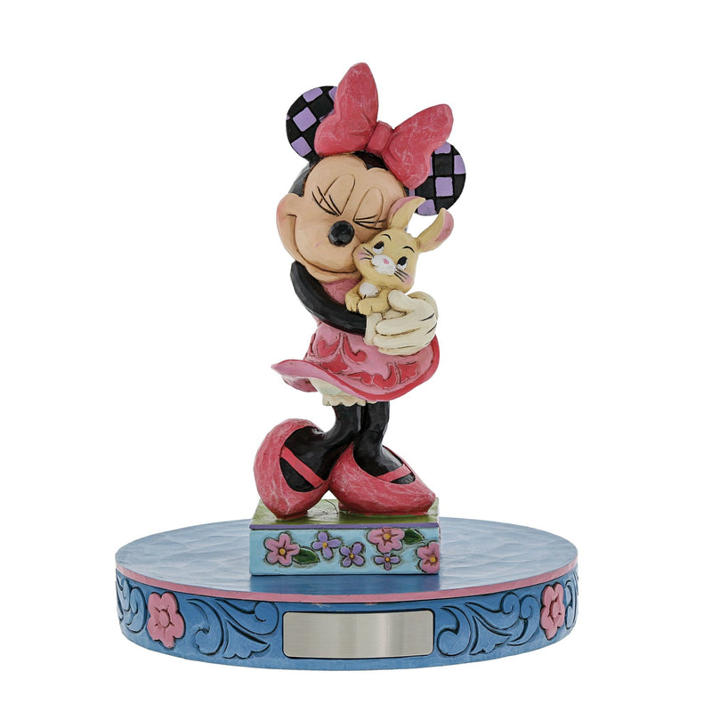 Figurine Minnie tenant un lapin - Disney Traditions