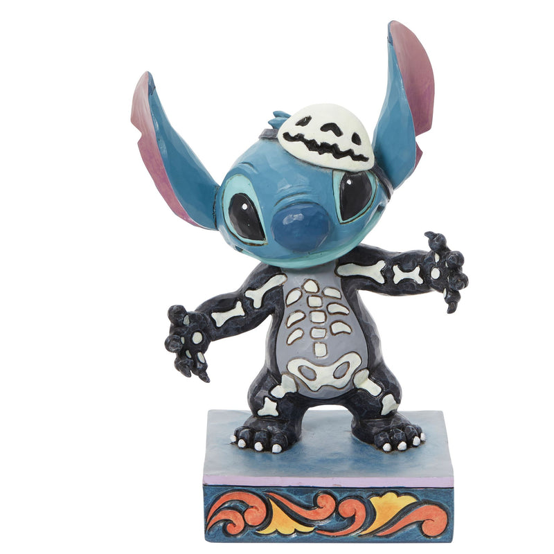 Figurine Stitch Squelette Halloween Phosphorescent - Disney Traditions