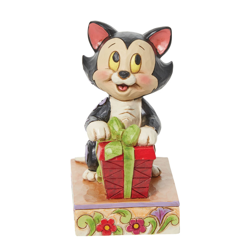 Figurine Gepetto avec cadeau - Disney Traditions